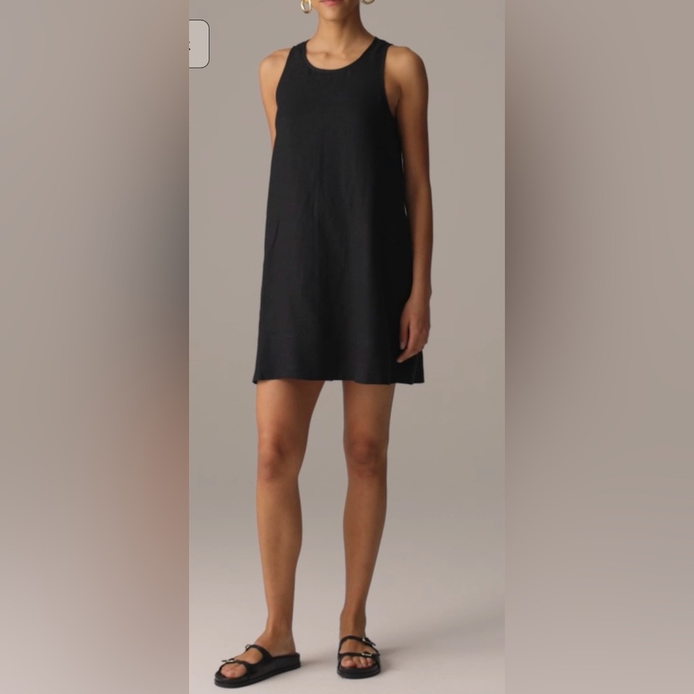 J.Crew Maxine button-back dress in linen - Picture 5 of 8